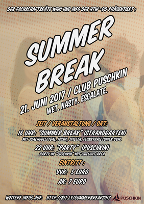 Plakat Summer Break 2017