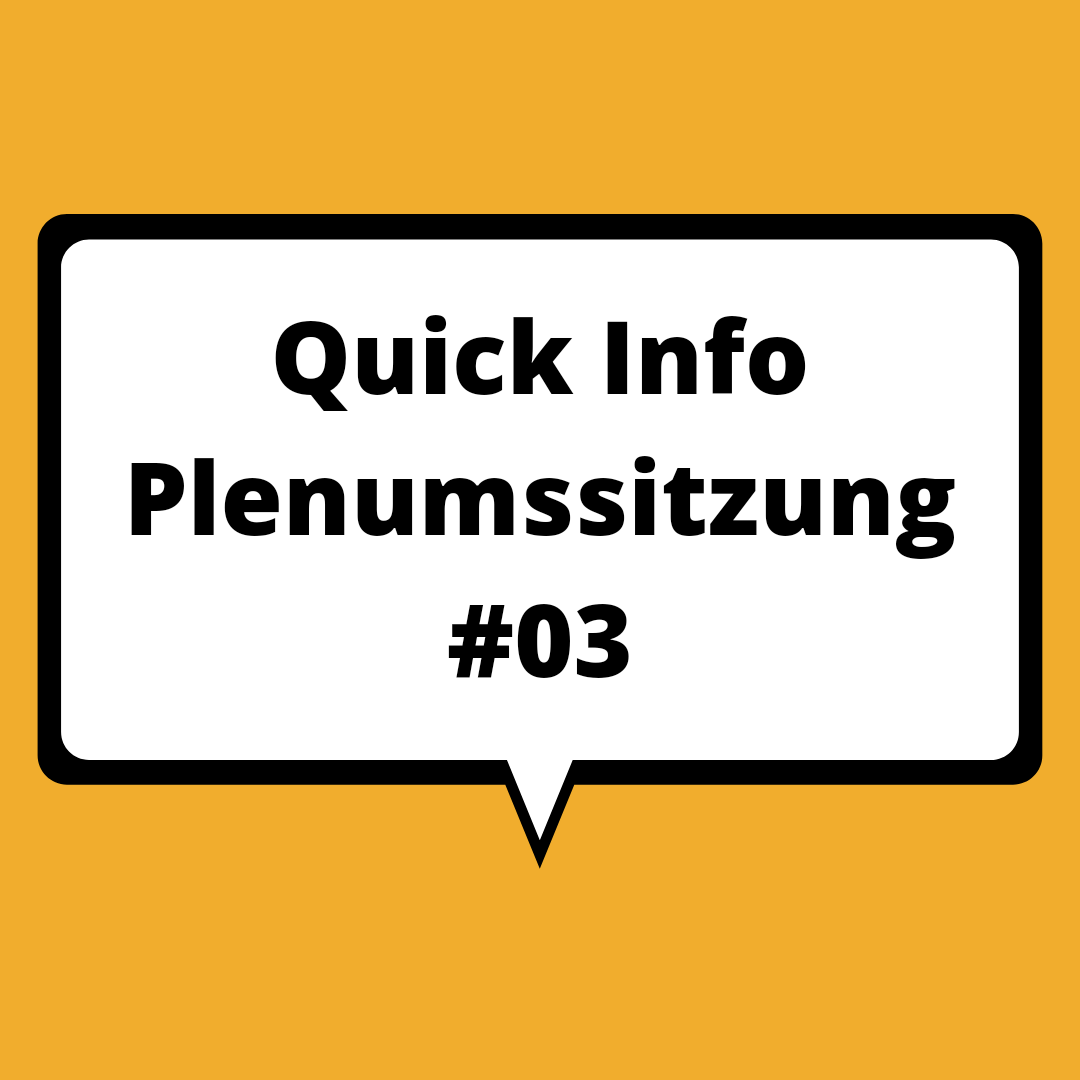 Sitzungszusammenfassung des Plenums vom 05.10.2021