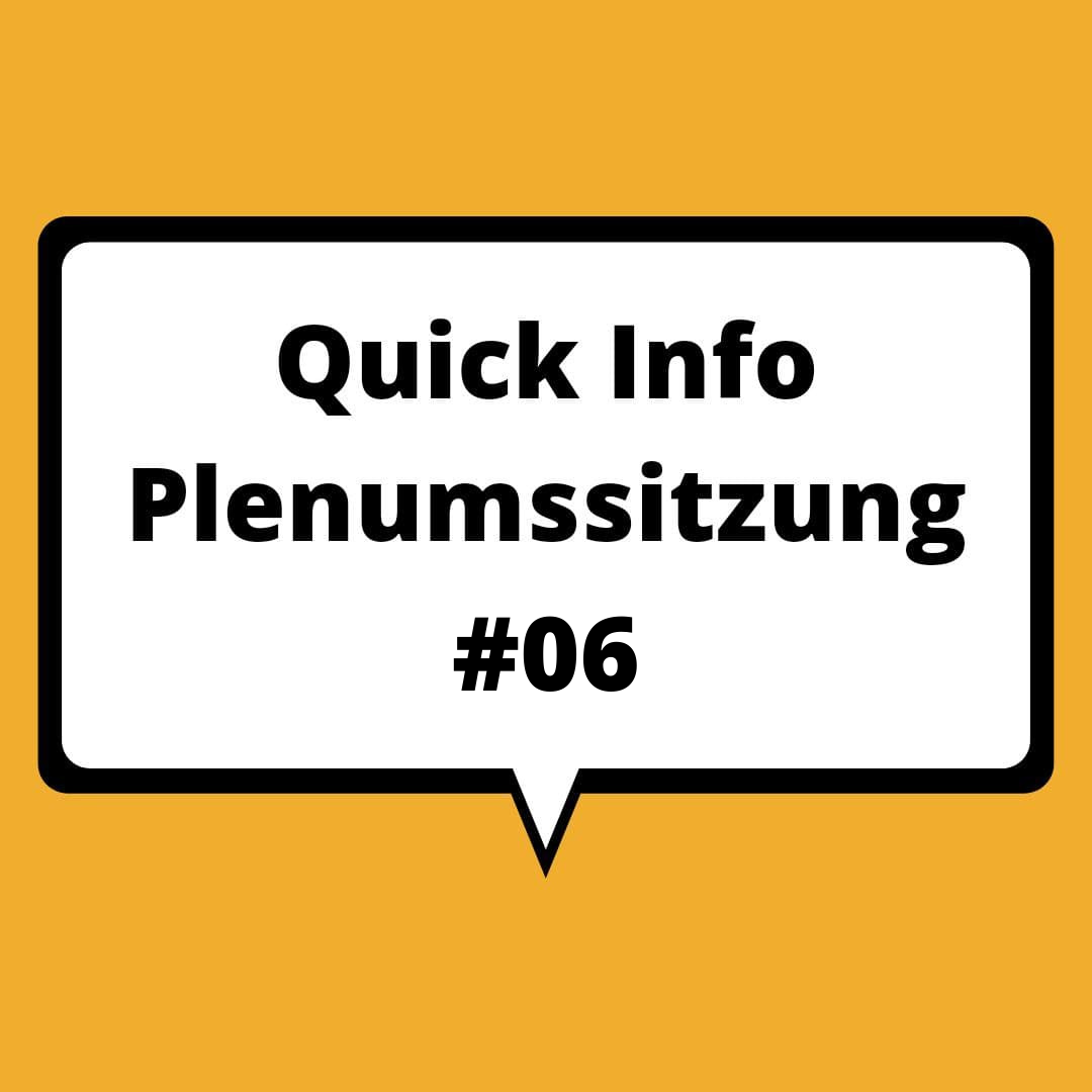 Sitzungszusammenfassung des Plenums vom 16.11.2021