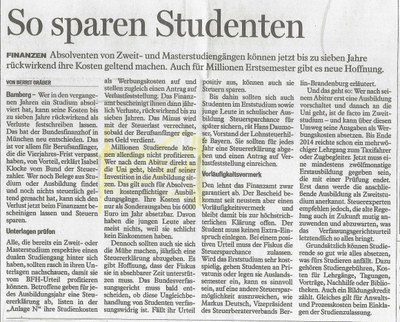 So sparen Studenten