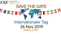 Save the Date: Internationaler Tag am 26.11.2019