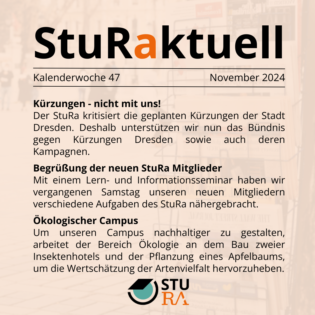 Bild Zusammenfassung StuRaktuell KW 47 2024