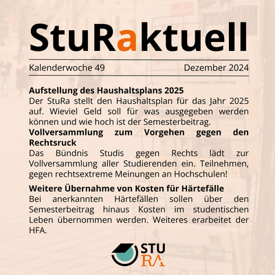 StuRaktuell KW 49 2024
