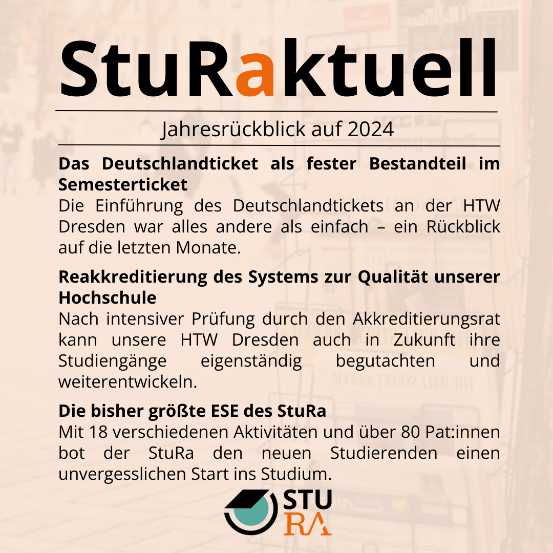 StuRaktuell Jahresrückblick