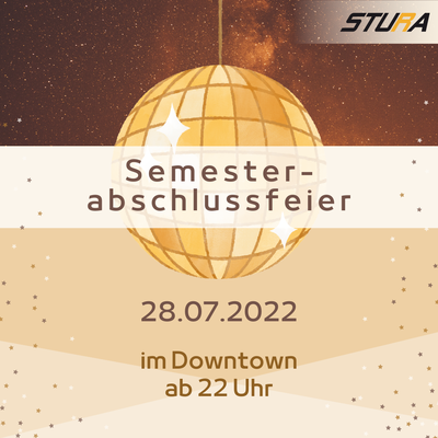 Semesterabschlussfeier 28.07.22