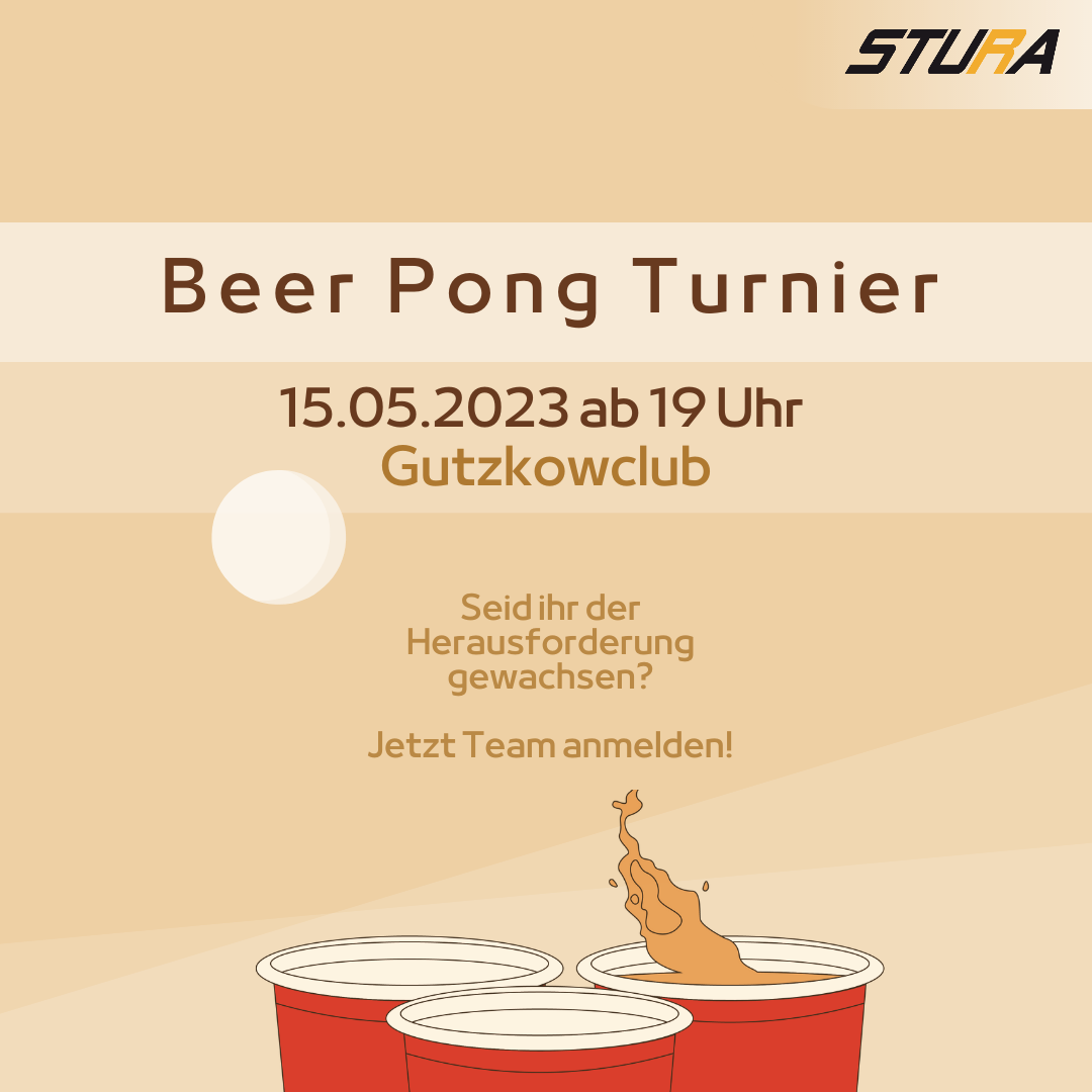 Beerpong Turnier Sommersemester 2023