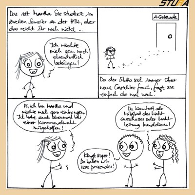 Bild 1 für den Comic zum Wahlausschuss