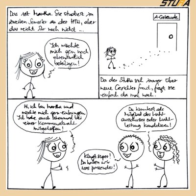 Bild 1 für den Comic zum Wahlausschuss