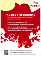 Plakat Tag des Stipendiums