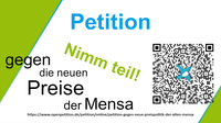 Petition: Gegen die Preiserhöhung in den Mensen