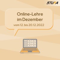 Online-Lehre im Dezember: Wie können die Probleme abgefedert werden?